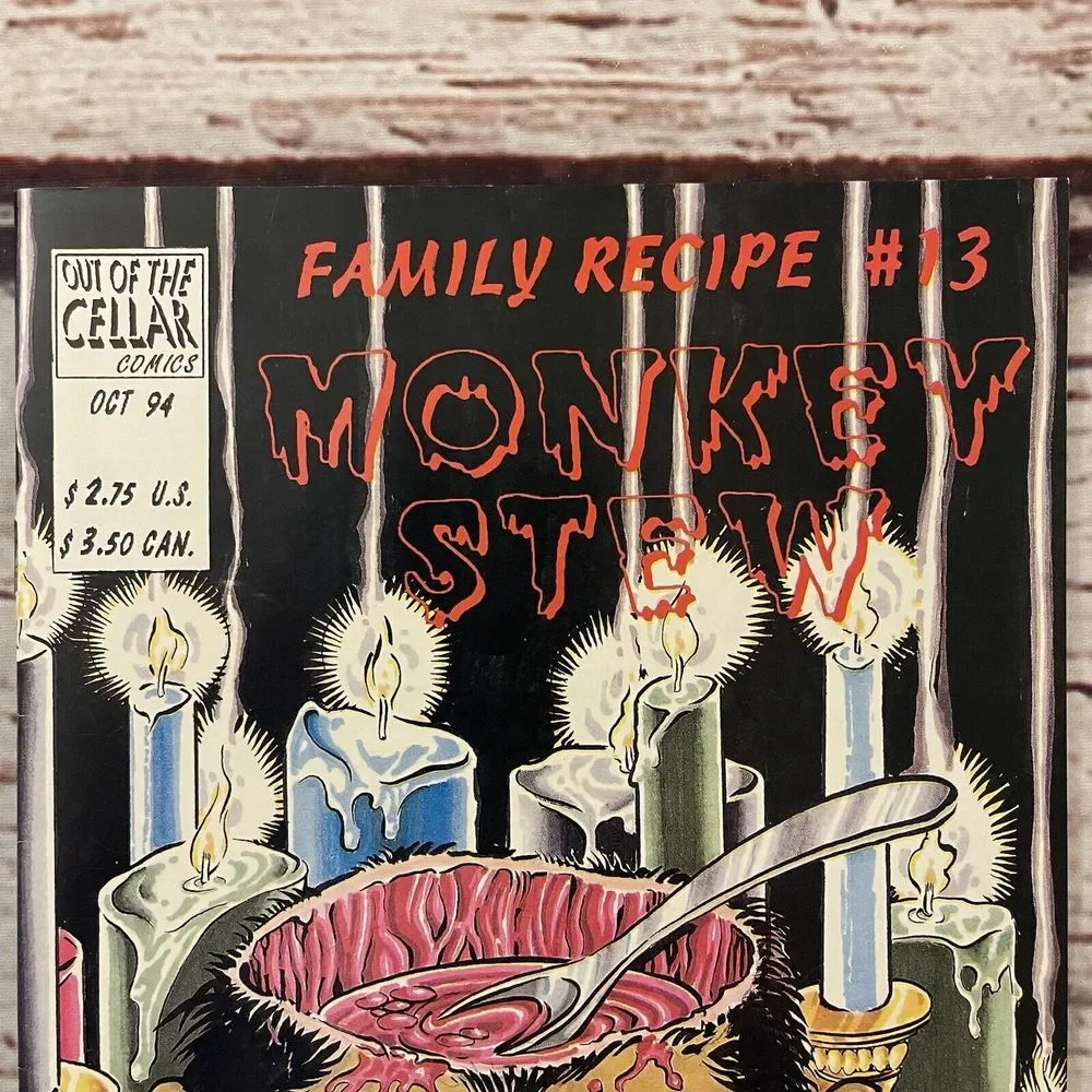 Monkey Stew Famile Recipe #13 Out of the Cellar Comic‎ January 1, 1994 Comicbook